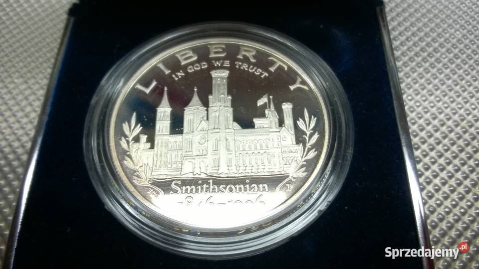 moneta USA 1 dolar 1996 150 rocznica Instytut Antyki, Sztuka, Kolekcje mazowieckie Warszawa sprzedam