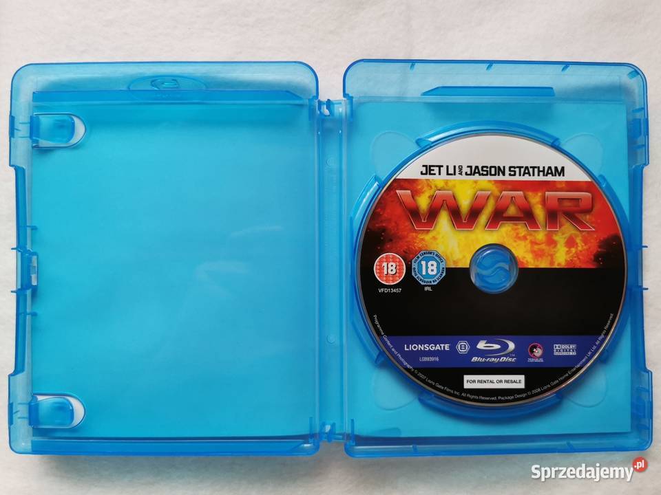 War Zabójca Bluray En 2007 Jason Statham Jet Li Wytrzyszczki