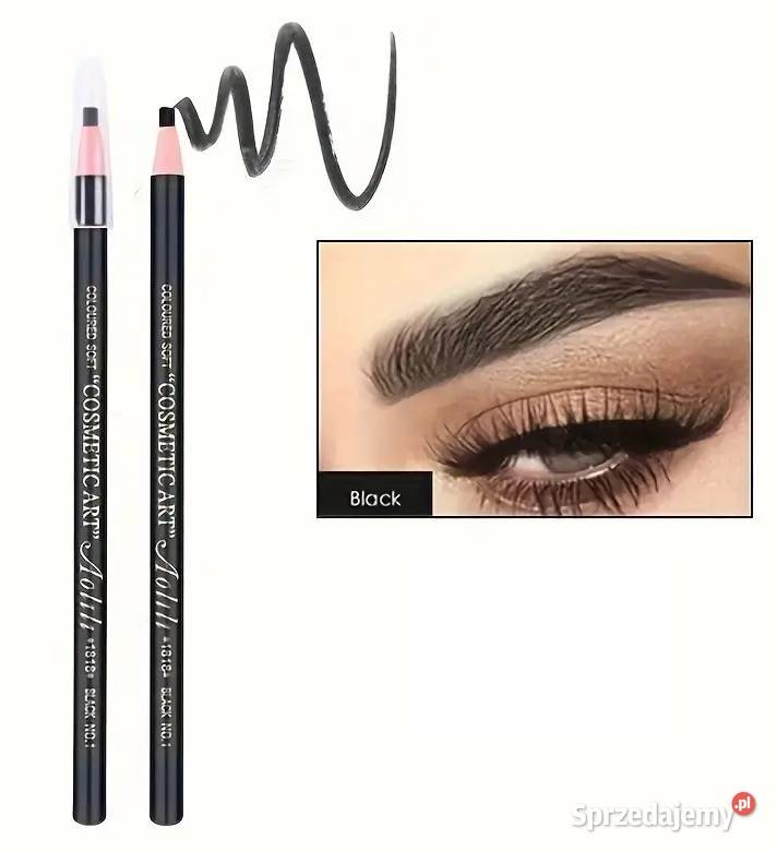 łówek Kredka do brwi Wodoodporna Czarna AS Płock