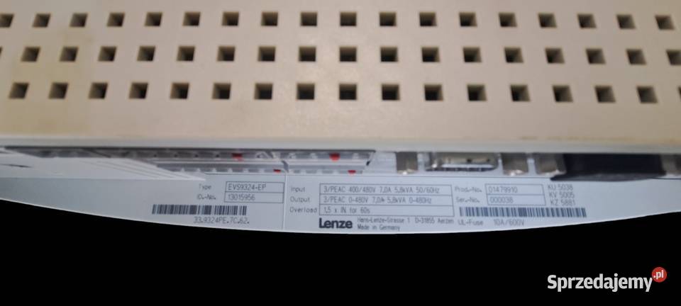 Serwo pozycjoner EVS 9324 EP 3kW Pozostałe