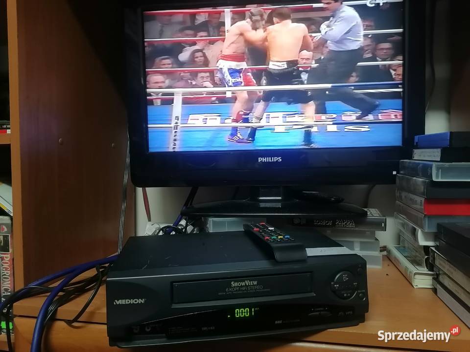 Magnetowid VHS Medion MD 9023 HIFI stereo pilot Elektronika Częstochowa