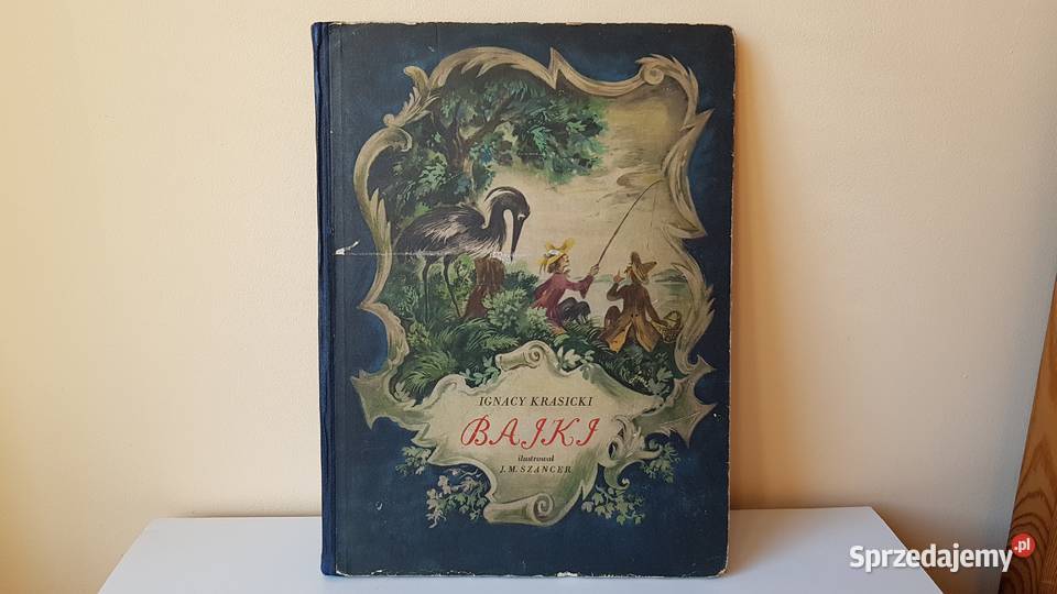 Ignacy Krasicki Bajki il JM Szancer wyd 1951 śląskie Dąbrowa Górnicza