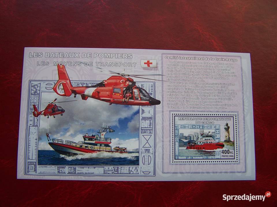 Kongo 2006 MNH Pojazdy ratownicze Transport Tychy