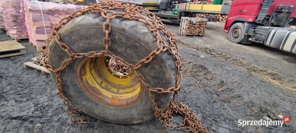 Łańcuchy leśne forwarder harvester skider podkarpackie Czarna Górna