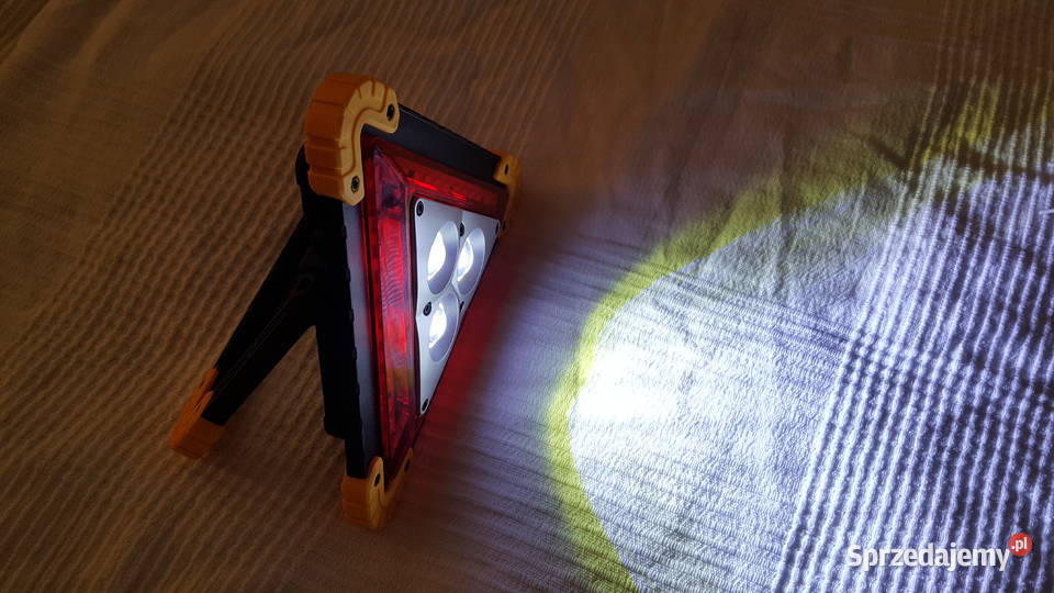 TRÓJKĄT OSTRZEGAWCZY LED AKUMULATOROWY POWERBANK wielkopolskie Poznań sprzedam