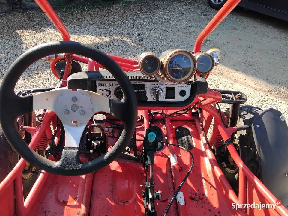 Buggy 150 quad czerwony Konina