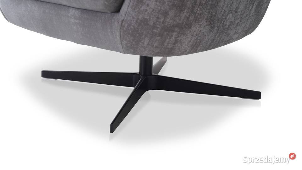 Fotel Salsa II na czarnej obrotowej podstawie 98cm Chełmża