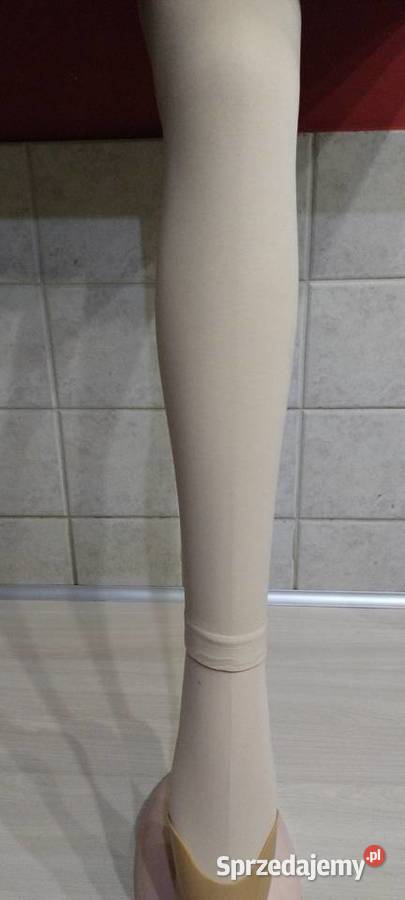 Leginsy w kolorze jasnobeżowym Happy Day Lublin sprzedam