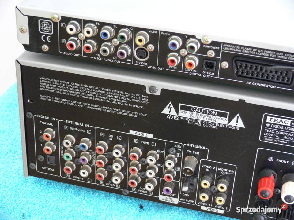Amplituner i CD TEAC piloty mocny WYSYŁKA