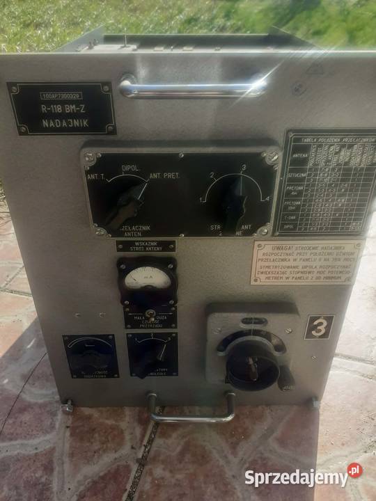 Radiostacja R118 BMZ panel nadajnika Pozostałe Dębica