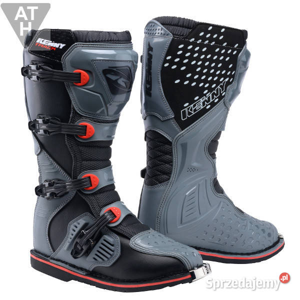 BUTY KENNY 2020 CROSS ENDURO SZARO CZERWONO Mrągowo