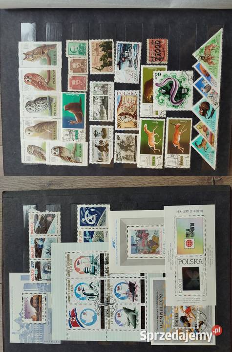 Klaser z znaczkami duży zestaw śląskie Poraj