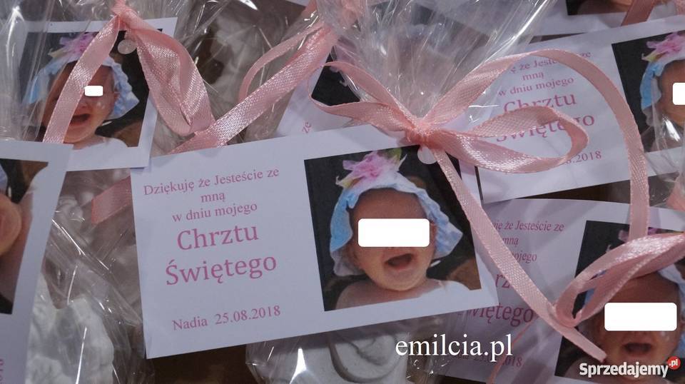 Podziękowania Gości z okazji Komunii Św Chrztu Zielona Góra sprzedam