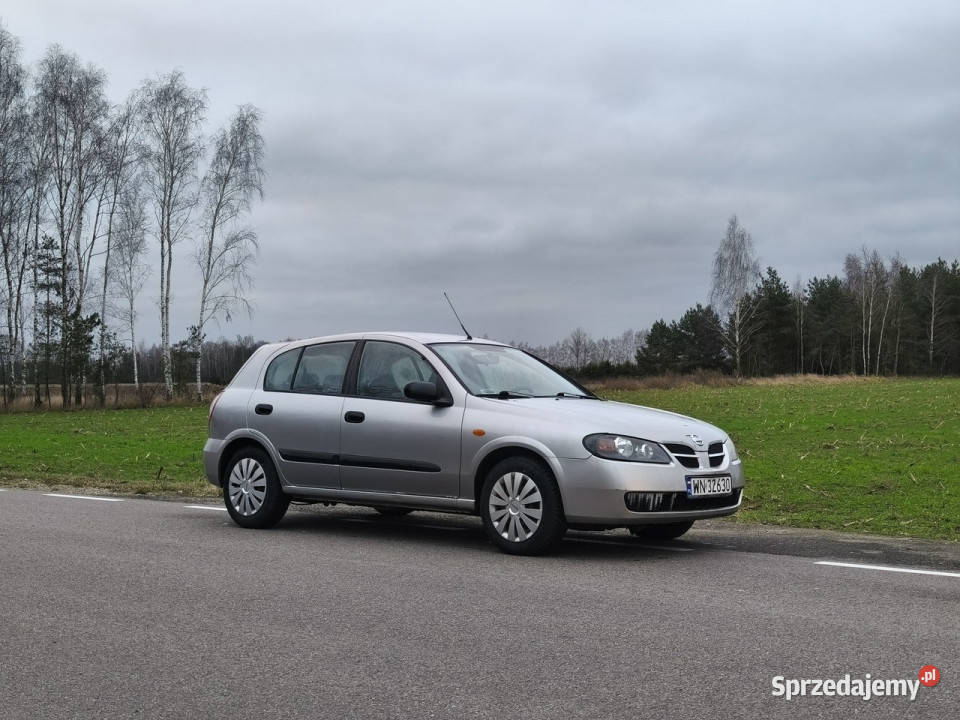 Nissan Almera 2003r 18 Benzyna Tanio Jeżdżący