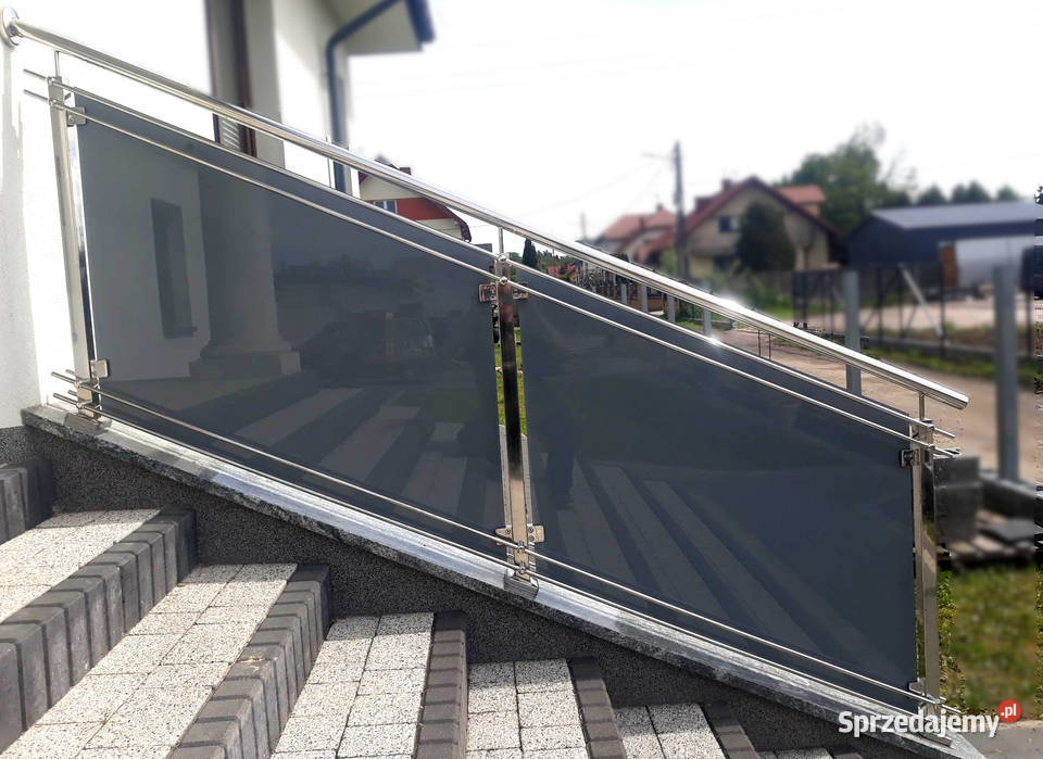 balustrady szklane barierki ze szkłem balkony Łuków sprzedam