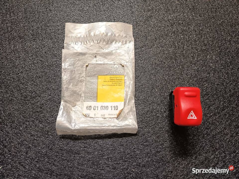 WŁĄCZNIK ŚWIATEŁ AWARYJNYCH RENAULT 6001030110 Piła sprzedam