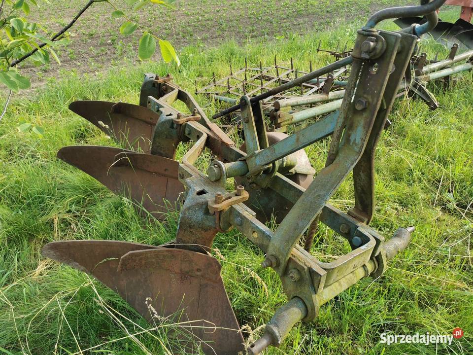 Pług trzy skiby czeski nieuszkodzony Pługi Dołhobyczów