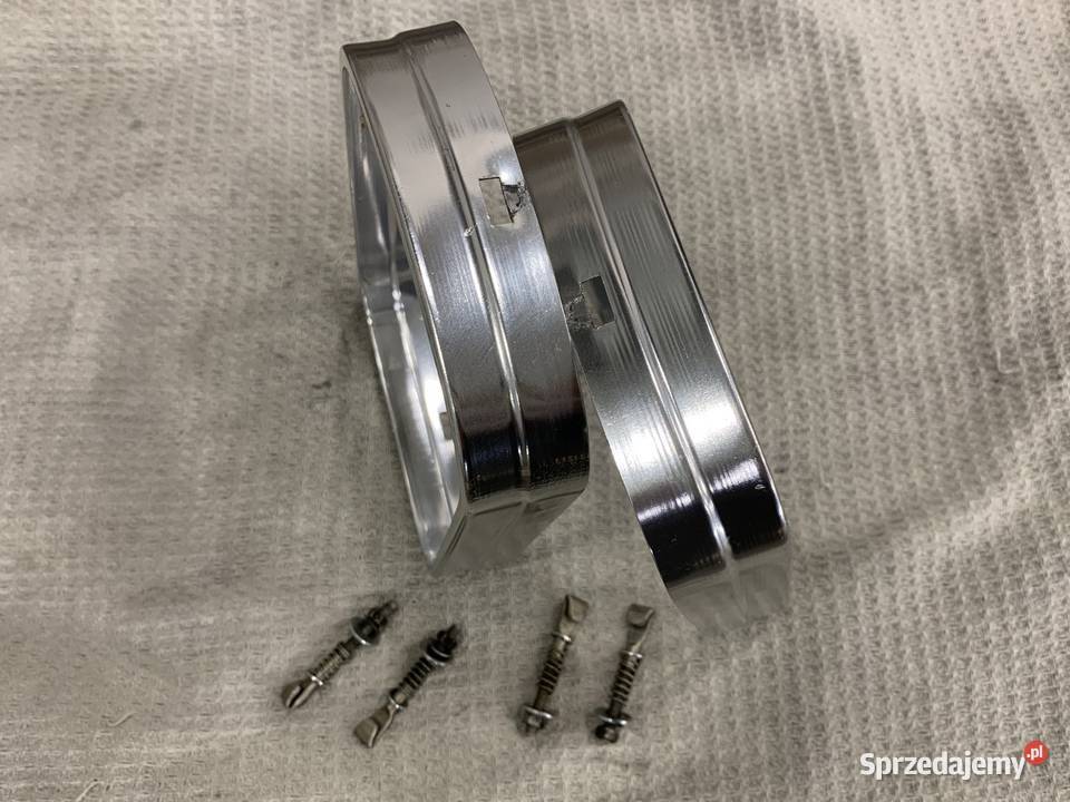 Chrom ramki lamp Fiat 126p aluminiowe oryginalne osobowe Kraków