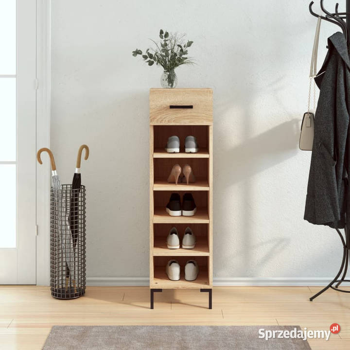 Szafka na buty dąb sonoma 30x35x105 WM829679 Warszawa