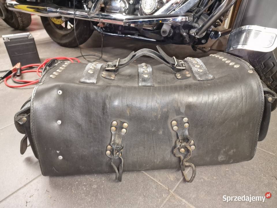 Kufer centralny skórzany motocyklowy Wałbrzych