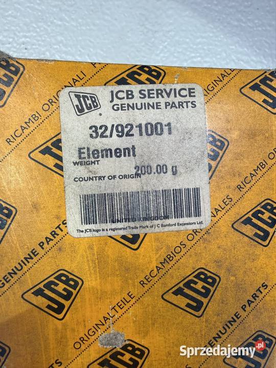 Filtr paliwa JCB Fastruck 32925414 Kraszewo-Czubaki