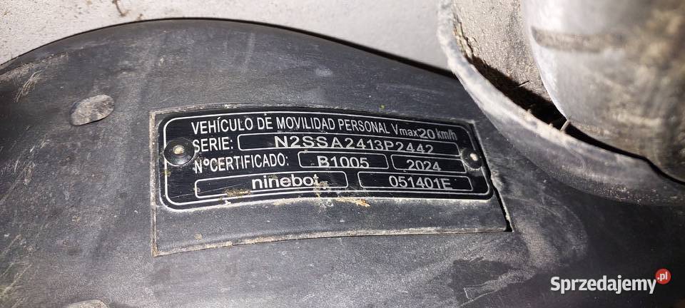 Hulajnoga elektryczna Segway Ninebot E2 prawie Łęczna