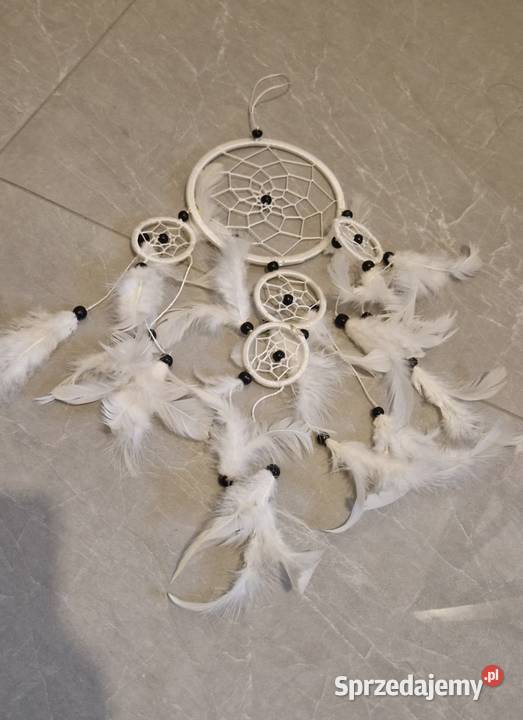 Łapacz snów piórka białe Kraków