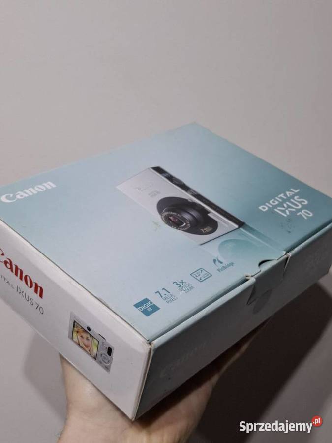 Canon digital Ixus 70 pudełko ładowarka sprzedam