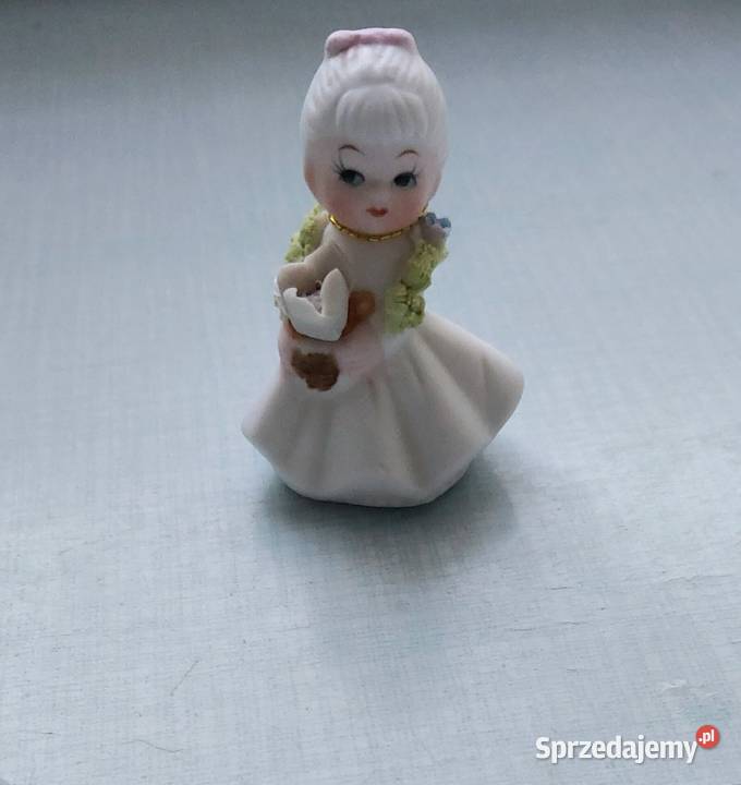 Vintage miniaturowa figurka dziewczynki Białystok