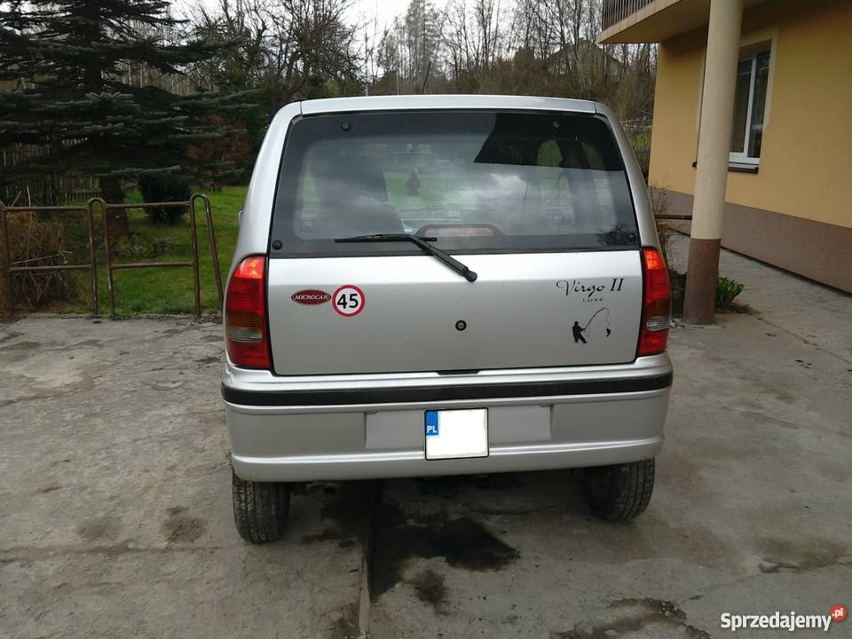 Microcar Virgo II 2005r L6e bez prawa jazdy Rok produkcji 2005