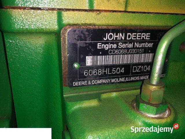 Silnik john deere 6068hl504 wielkopolskie Jastrzębniki