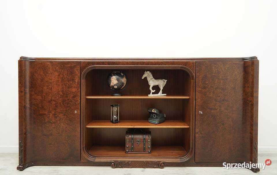 Zabytkowa komoda w stylu art deco lata 30te wielkopolskie Jerka