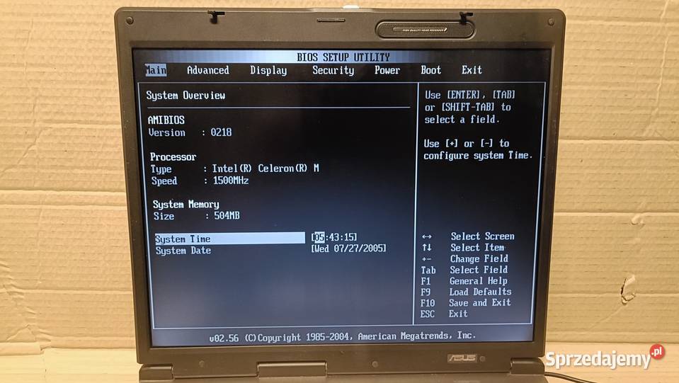 Laptop ASUS A3000