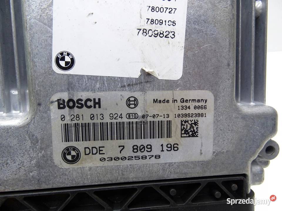KOMPUTER STEROWNIK SILNIKA 7809196 BMW X3 E83