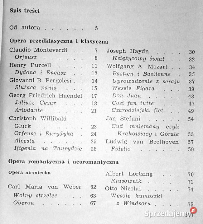 Przewodnik operowy Józef Kański lubelskie Chełm sprzedam