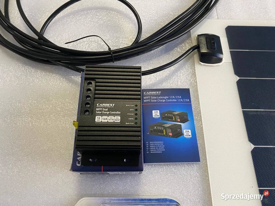ZESTAW SOLARNY CARBEST 80 WAT MOŻLIWY MONTAŻ