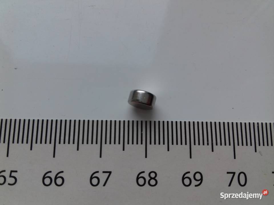 Magnes neodymowy okrągły mocny 6mm x 3mm Jedna
