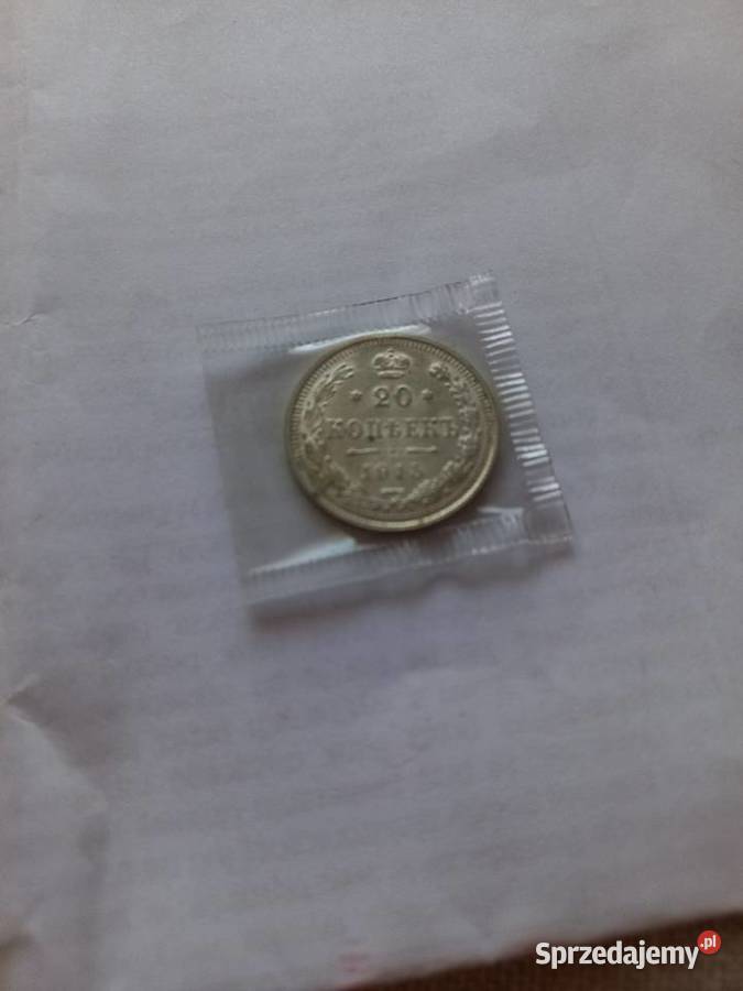 20 kopiejek 1915 srebro x2 Częstochowa