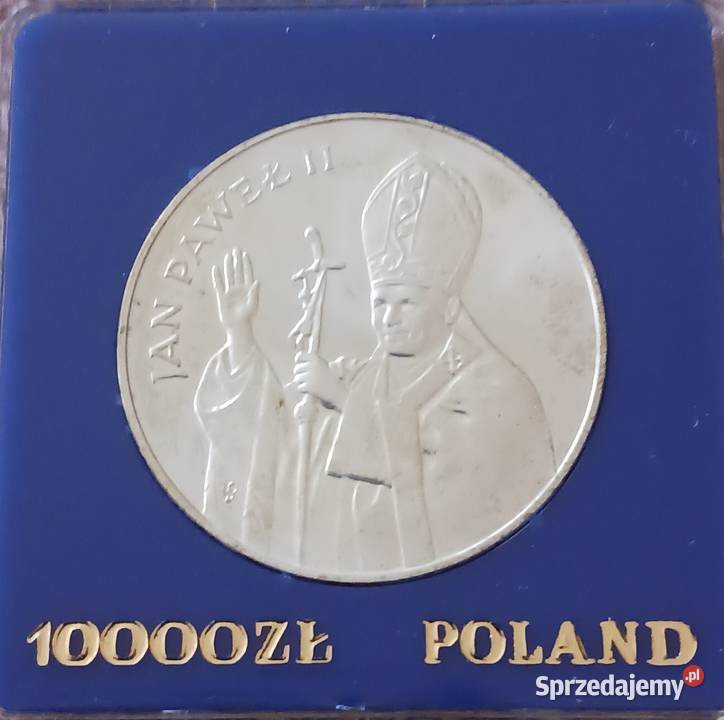 10 000 Papież Jan Paweł II 1987 r Mennicza Konin