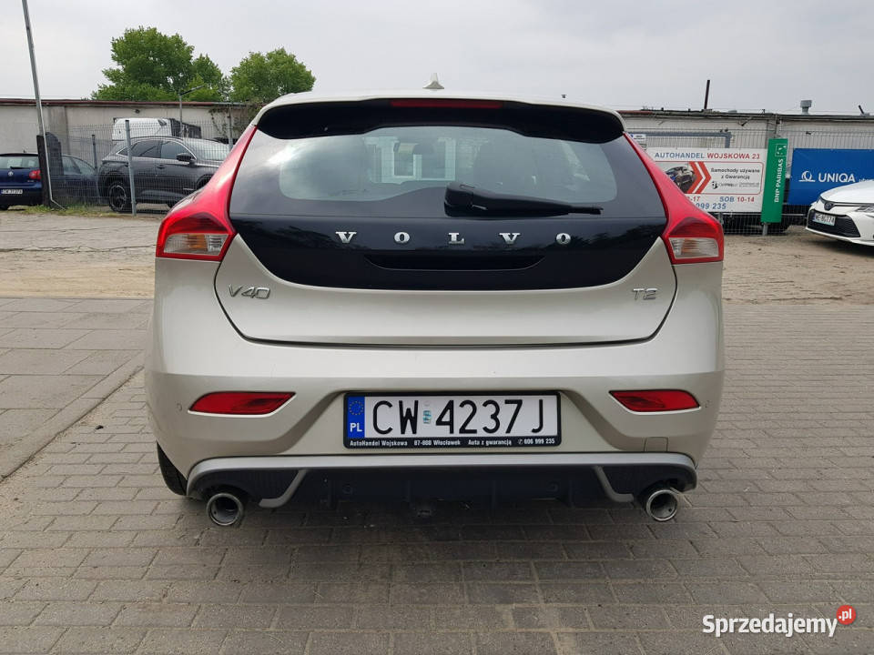 Volvo V40 20 Turbo Benzyna 152 Nawigacja Skóry czujnik zmierzchu Włocławek