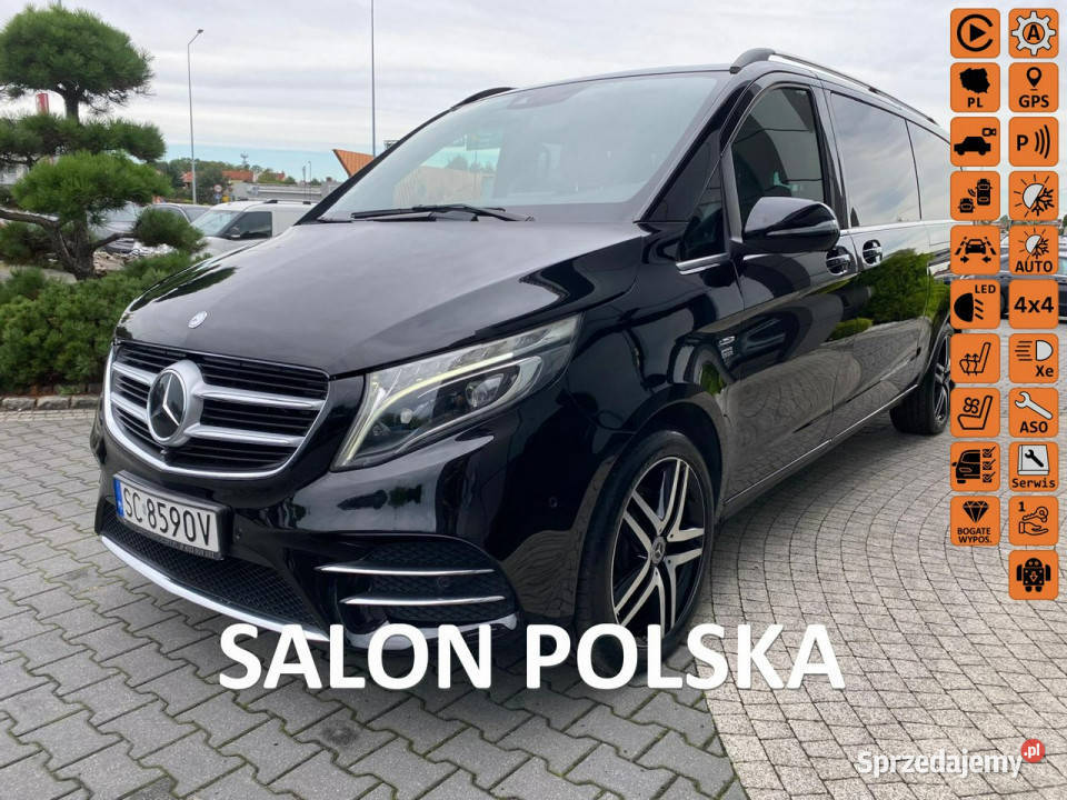 Mercedes V 250 longpodgrzwent fotele4matickamera podgrzewane fotele Mercedes-Benz Żory