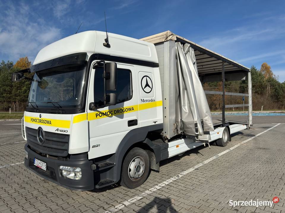 Mercedes Atego 821 Autolaweta z Plandeką Pomoc szyberdach świętokrzyskie