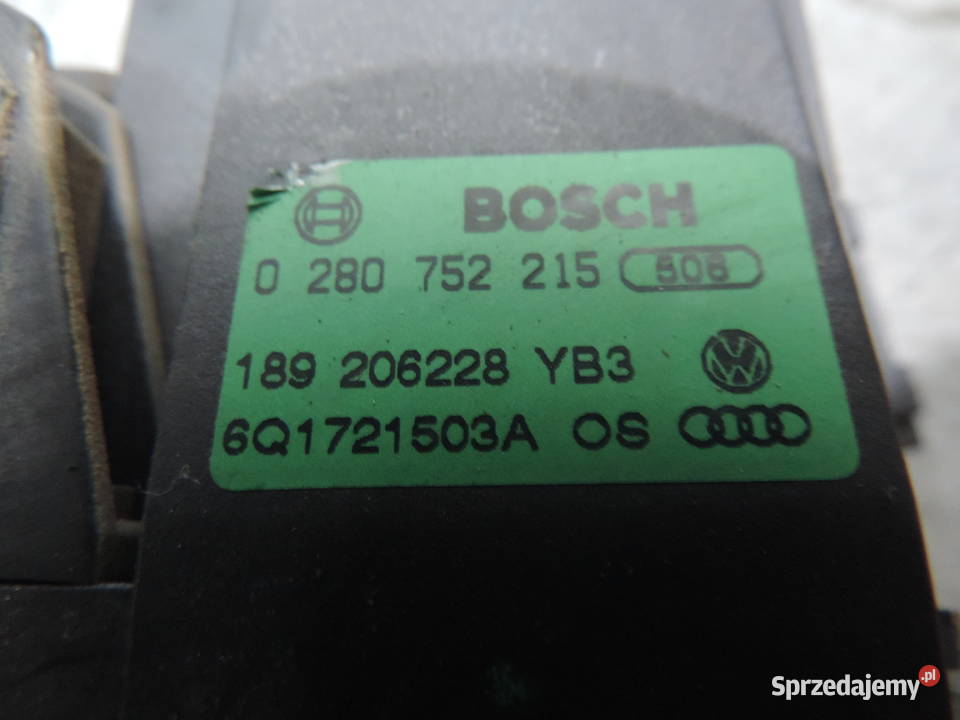 POTENCJOMETR GAZU SKODA FABIA I 14 6Q1721503A Nowy Sącz