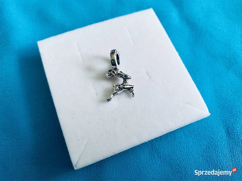 nowa świąteczna zawieszka charms beads renifer Wisiorki pomorskie Gdynia