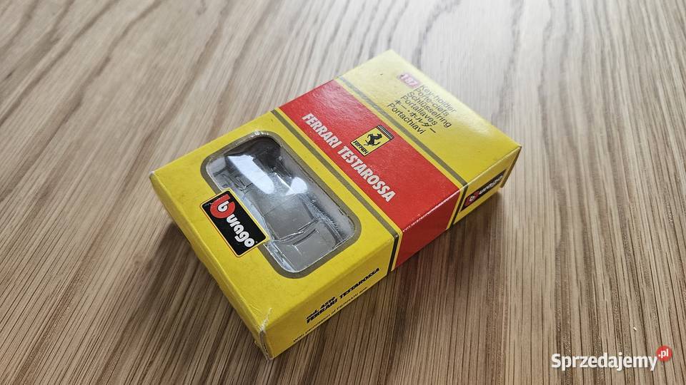 Oryginalny Nowy Brelok Ferrari Testarossa metal Wrocław