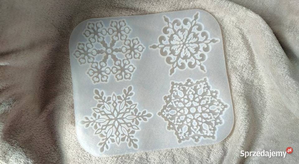 Duża forma silikonowa śnieżynki gwiazdki śnieg Tarnowskie Góry sprzedam