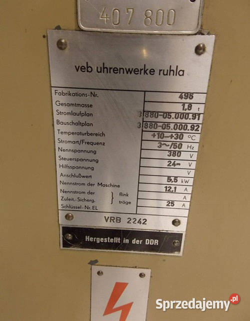 Frezarka VRB 2242 STAN wielkopolskie Pleszew sprzedam