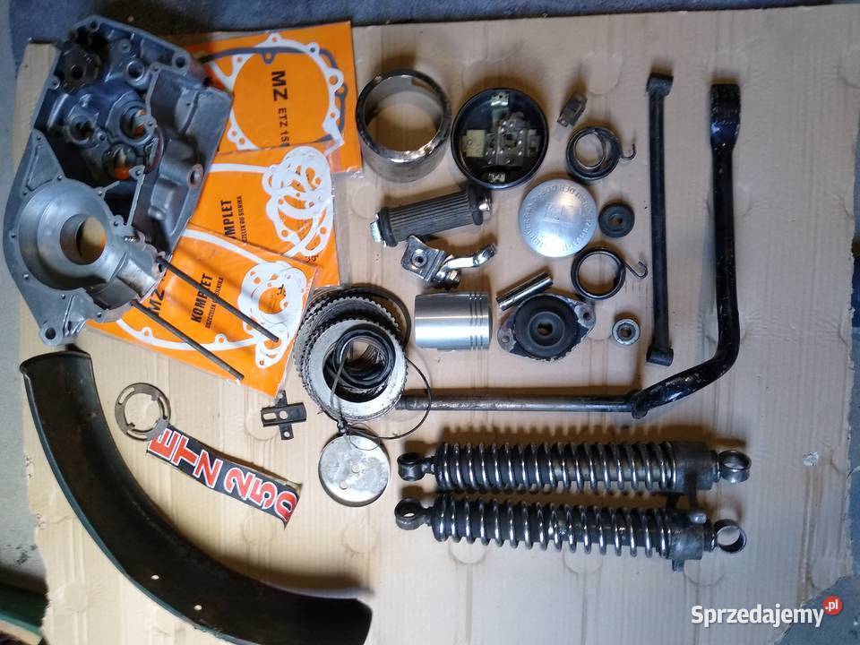 MZ 250 ES trophy jaskółka ryż 150 pozostałość