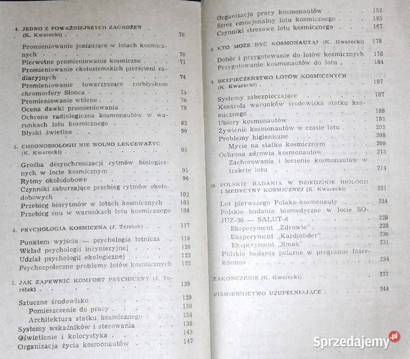 Medycyna i psychologia kosmiczna Krzysztof Jan Chełm