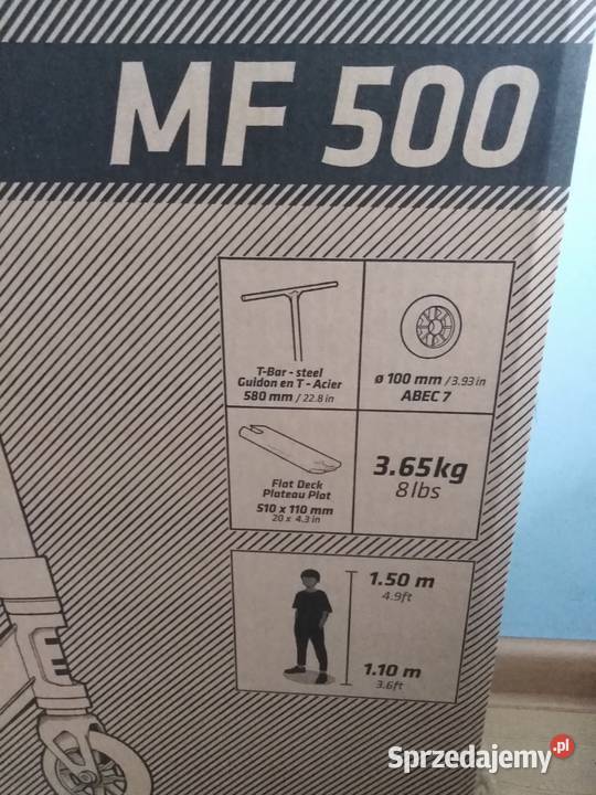 Hulajnoga wyczynowa MF 500 3.65kg wielkopolskie Poznań sprzedam